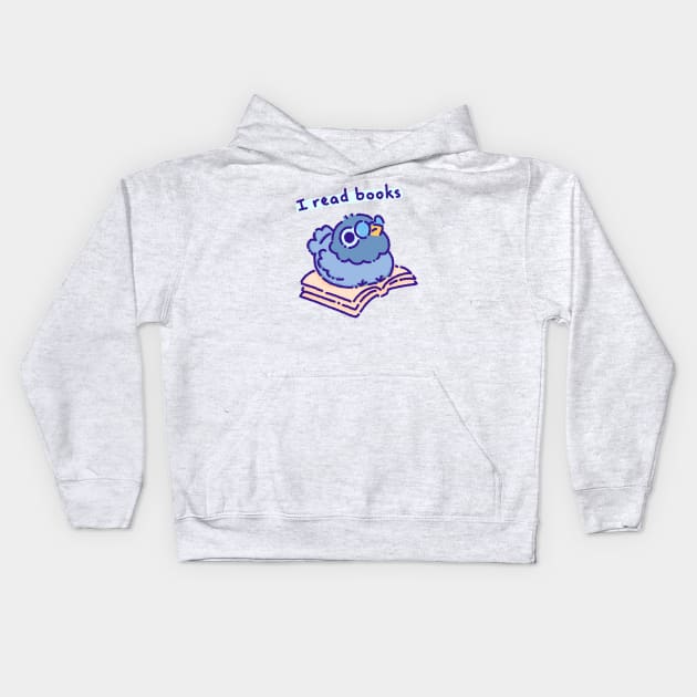 I read books Kids Hoodie by Tinyarts